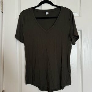 Dark green luxe tshirt